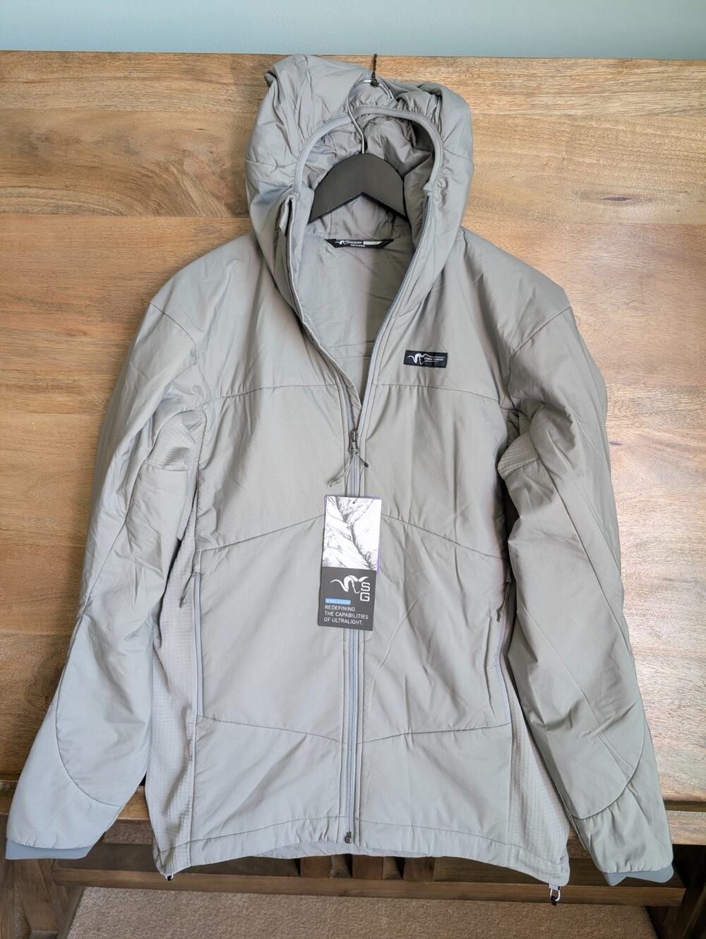 NWT Stone Glacier Cirque LITE Hooded Jacket Mens M Insulated Full Zip 20011
